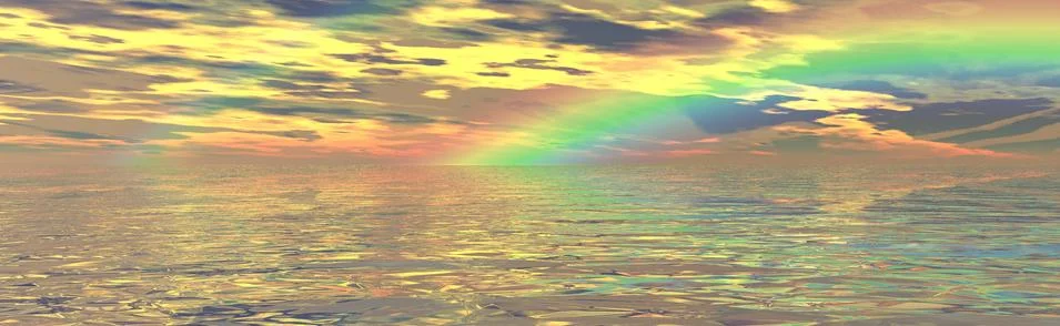 Seascape Stock Illustration