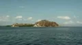 Seascape with islands of the Flores Sea HD Footage