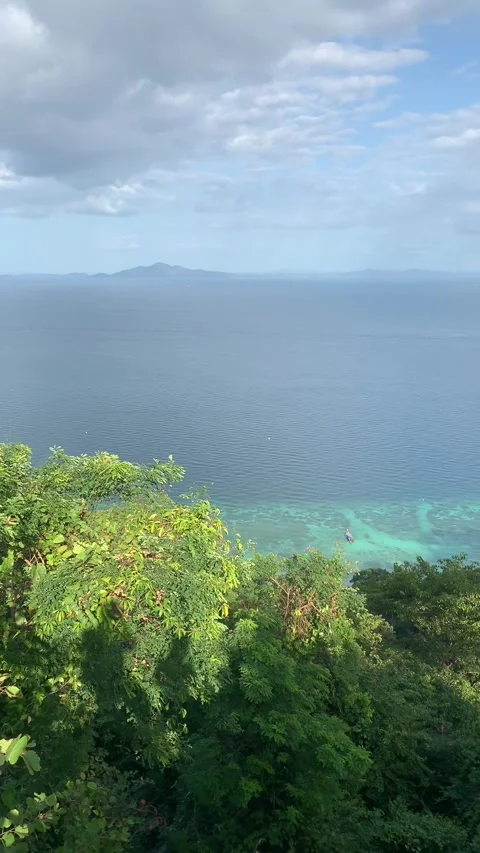 Seascape in Kho Phi Phi Stockbeeldmateriaal 344768847