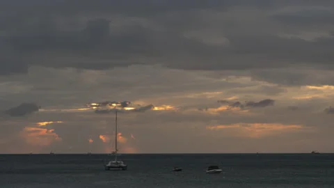 Seascape, panorama, timelapse Stock Footage 232755076