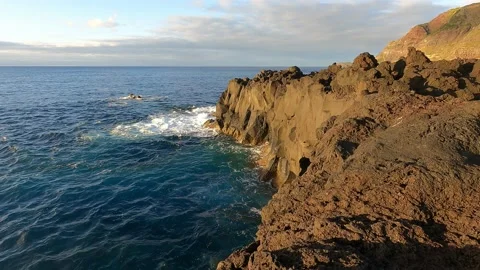 Seascape with rocks Stock Footage 147457623