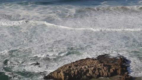 Seascape - rolling waves Stock Footage 170158574