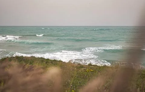Seascape in spring Stock Photos