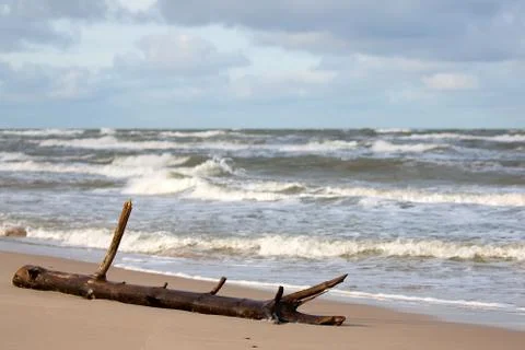 Seascape in a storm Foto stock