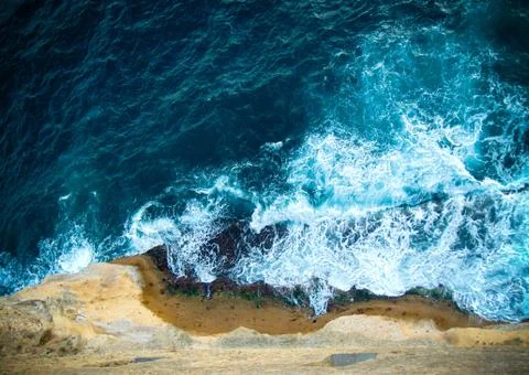 Seascape. Stormy day. Stock Photos