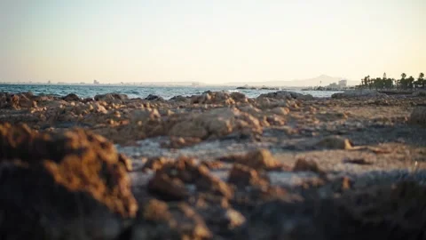 Seascape at sunset. Stock Footage 312277059