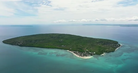 Seascape with tropical island. Stock Footage 322083353