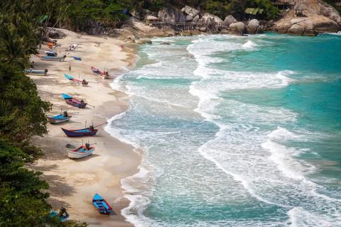 Seascape with waves Stock Photos