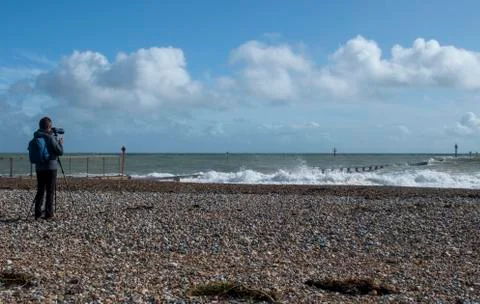 Seascape waves Stock Photos
