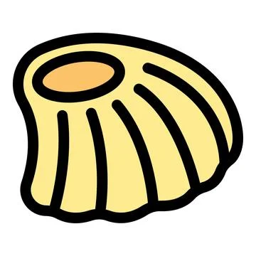 Seashell creating a tropical vibe, embracing coastal elegance Stock Illustration