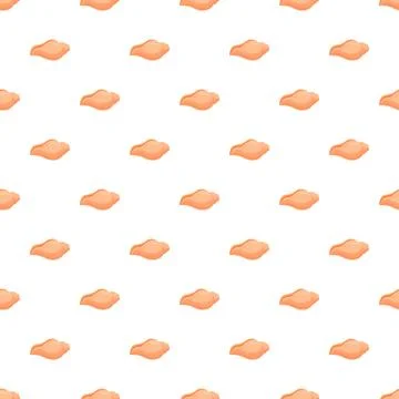 Seashell pattern creating marine seamless background texture Stock Illustration