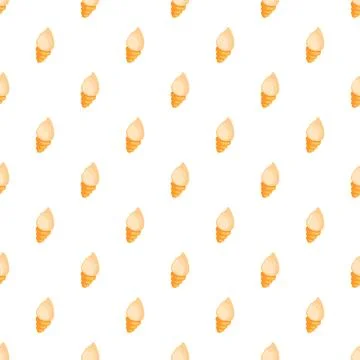 Seashell pattern design creating a nautical background Stock Illustration