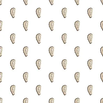 Seashell pattern seamless vector Stock Illustration