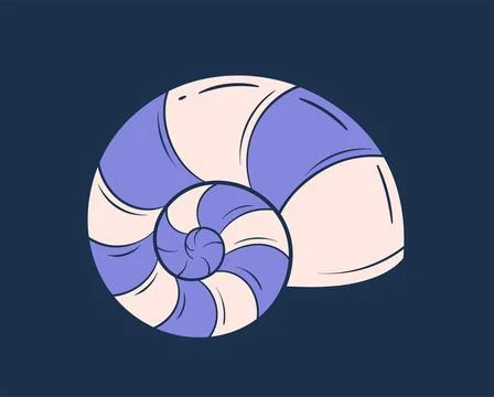 Seashell vector doodle concept Stock-Illustration