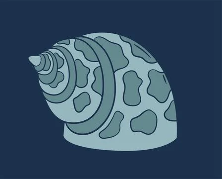 Seashell vector doodle concept Stock Illustration