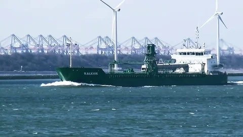 Seaship Kalkvik Stock Footage 84759854