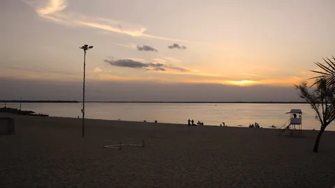 Seashore in Argentina Stock Footage 95699013