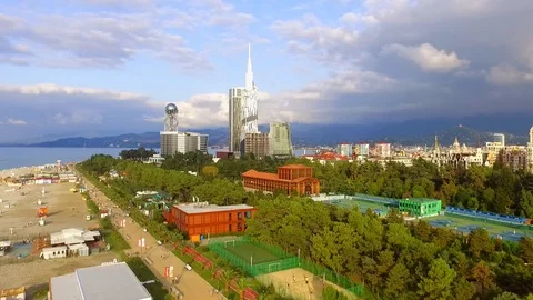 Seashore captured from a height Stock Footage 86949199