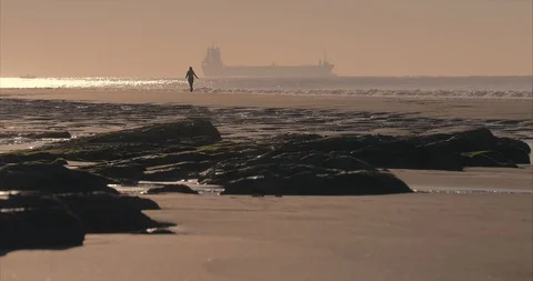 Seashore Landscape Stock Footage 121318707