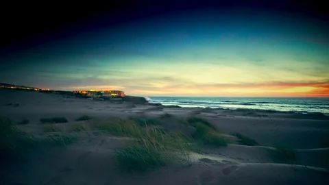 Seashore Nightfall Series 動画素材 121316160