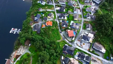 Seashore. Norway. Beautiful view.  Stock Footage 69755628
