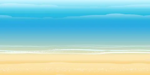 Seashore Pattern Illustrazione stock