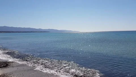 Seashore in spring in Sardinia Stock Footage 202066476