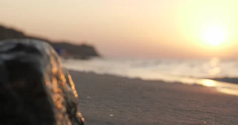 Seashore at sunrise Stock Footage 135418018