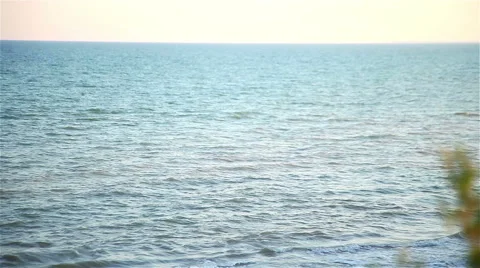 The seashore at sunset Stock Footage 65179157