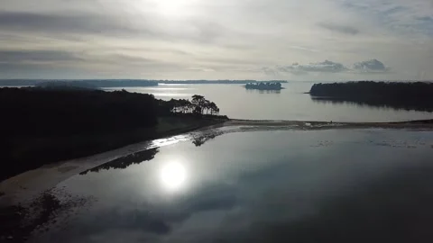 Seashore at sunset 動画素材 284031809