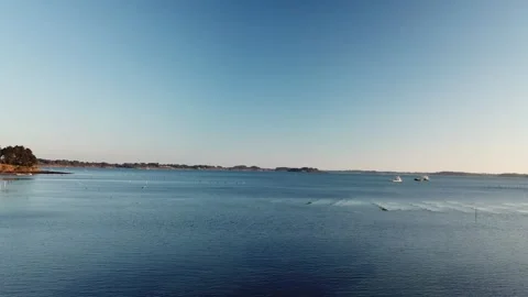 Seashore at sunset 動画素材 285218775