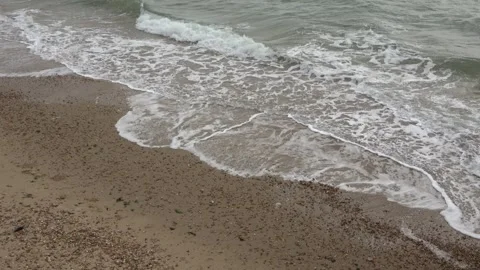 Seashore View From A Pier Stock Footage 252310393