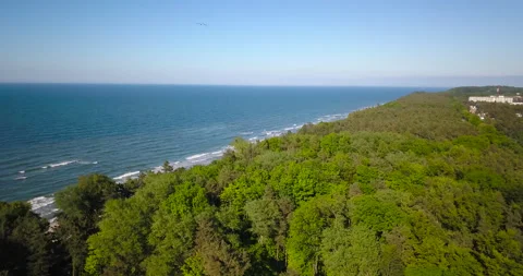 Seaside and sandy beach Stock Footage 133205084