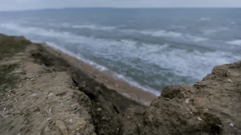 Seaside and waves Stock Footage 104519890