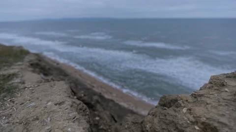 Seaside and waves Stock Footage 104523951