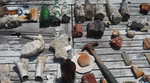 Seaside Antiques Stock Footage 30388525