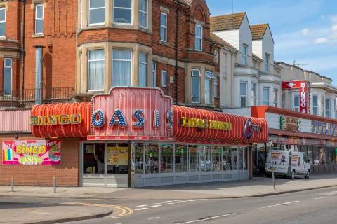 Seaside Arcades 스톡 사진
