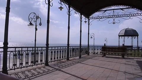 Seaside Architecture Gazebo 库存影片 132170850