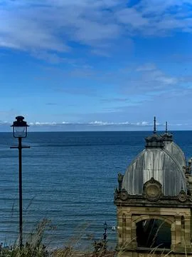 Seaside Architecture with Ocean View Foto stock