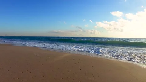 Seaside in Autumn Stock Footage 154790908