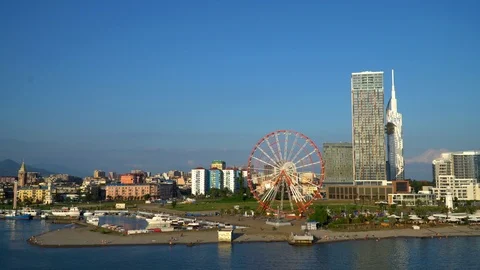 Seaside of Batumi Stock Footage 99659050