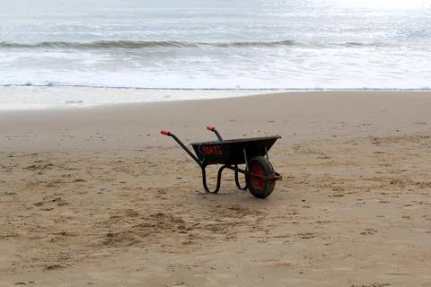 Seaside beach landscape Stock Photos