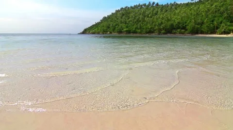 Seaside beach loop Stock Footage 7279749