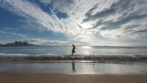 Seaside beach Stock Photos