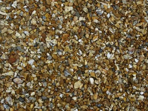 Seaside Beach Shingle Background Stock Photos