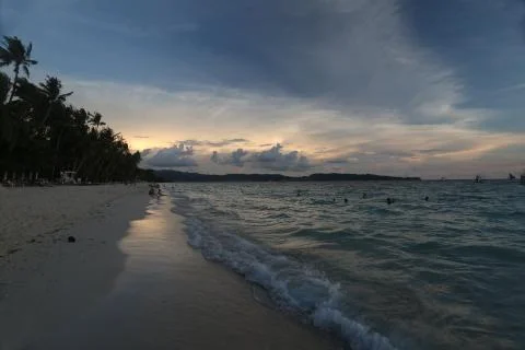 Seaside of Boracay Stock Photos