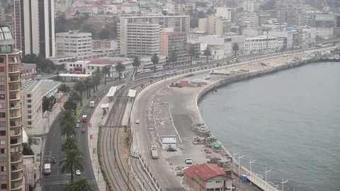 Seaside buildings Stock Footage 77100939