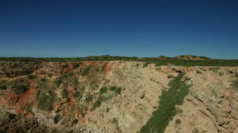 Seaside cliff Vídeo Stock 46825935