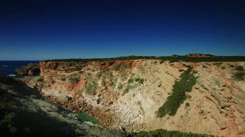 Seaside Cliff - PAN Vídeo Stock 46827199