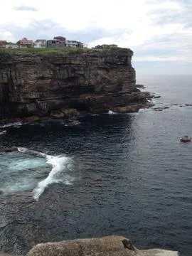 Seaside Cliff Foto stock